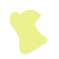 Yellow Abstract Shapes Vectors 