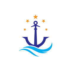 Anchor logo images illustration