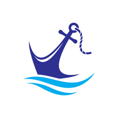Anchor logo images illustration