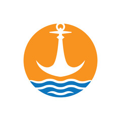 Anchor logo images illustration