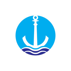 Anchor logo images illustration