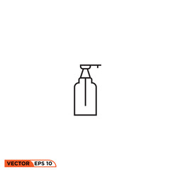 Icon vector graphic of bottle soap