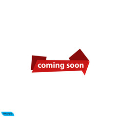 vector graphic of Ribbon Comingsoon