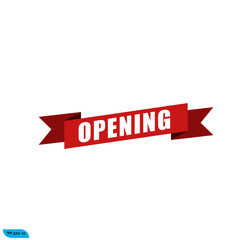 Vector graphic of opening