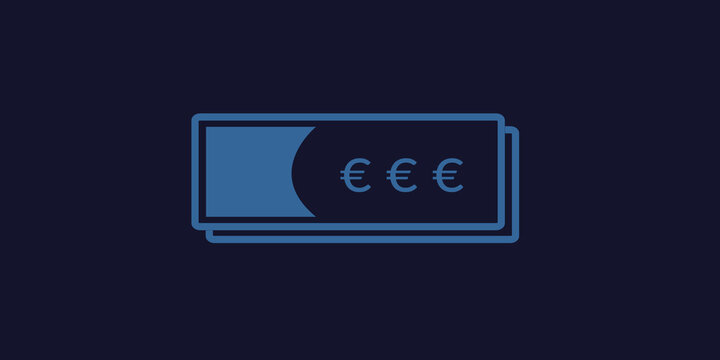 Euro Icon - Blue