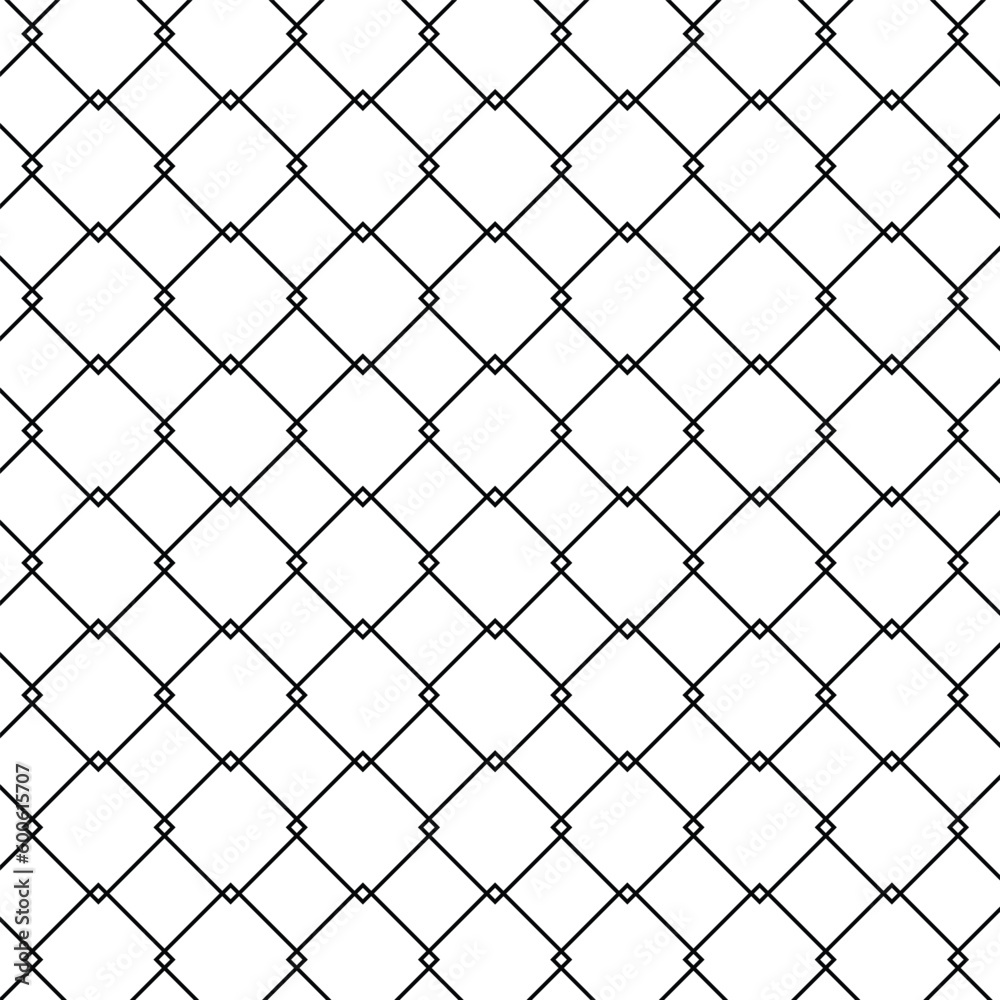 Poster abstract seamless black cross line pattern art.