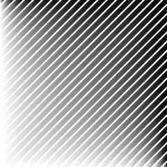 abstract seamless black and white gradient diagonal line pattern art.