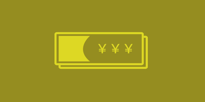 Yen Icon - Yellow