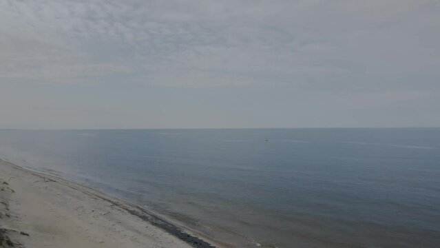 Stormy cloud cover over the boardwalk section of the park.