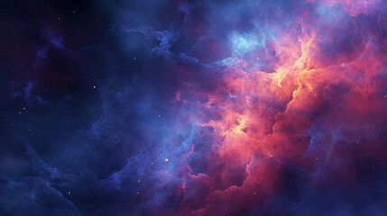 Generative AI, a nebula or galaxy theme for a space or science-oriented website design
