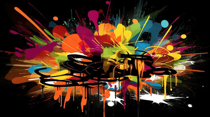 colorfull art of grafitty