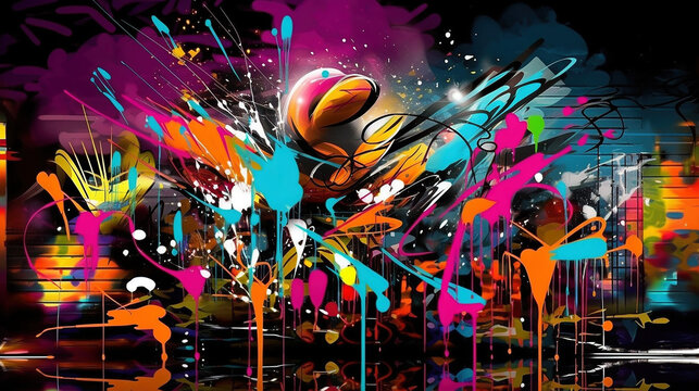 colorfull art of grafitty