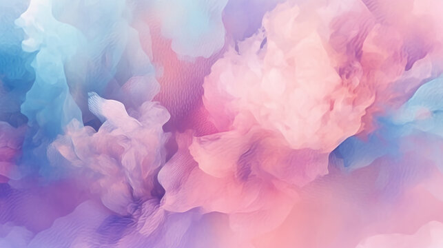 Generative AI, a watercolor effect for a soft and dreamy website design