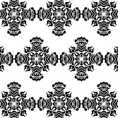 geometric cool abstract floral pattern