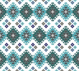 colorful seamless geometric pattern design. 