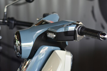 Motorcycles are the most popular vehicles.