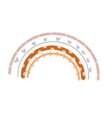 rainbow, decorative, composite, minimal, decorated, lines, stripes, elements, pastel