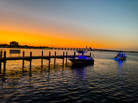 Manatee River Sunset = Bradenton Florida