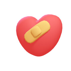 vector set of red 3d hearts isolated on a object icon concept isolated