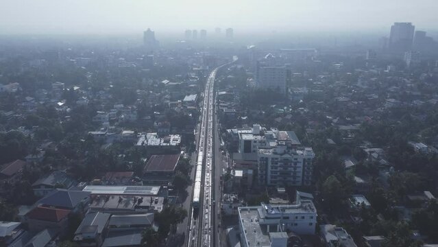KERALA CITY METRO TRAIN 4K FOOTAGE