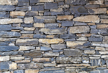 wall of decorative stone - background