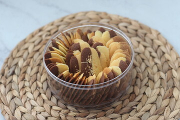 Kue Lidah Kucing or cat tongue cookies