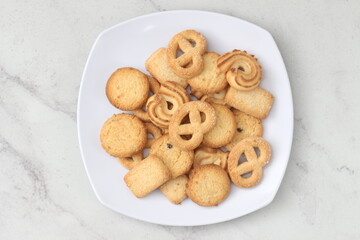 a variety of savory and delicious cheese cookies