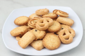 a variety of savory and delicious cheese cookies