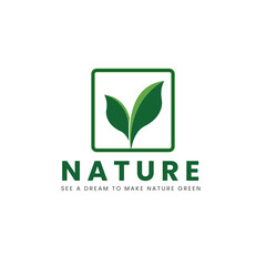 Natural Logo Design Template