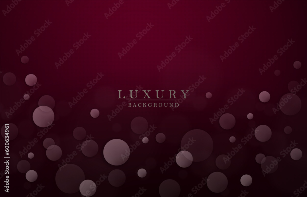 Canvas Prints the circles are randomly drawn on a burgundy background