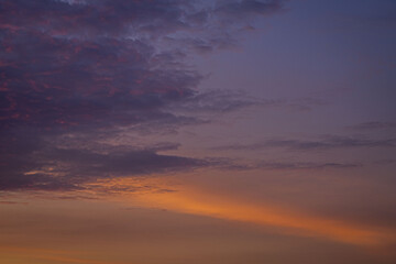Fototapeta na wymiar dark clouds. Storm Clouds at Sunset 