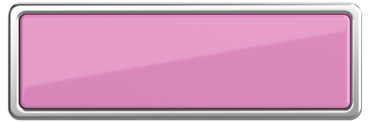 Obraz premium 3D button. Empty button. 3D illustration.