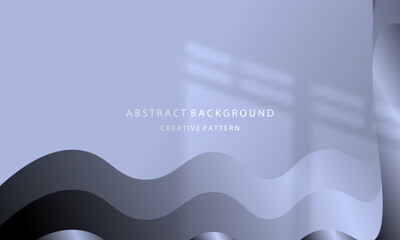 Abstract geometric gradient background Waves Elegant Gray Color Transparency Simple Attractive For EPS 10 Presentation