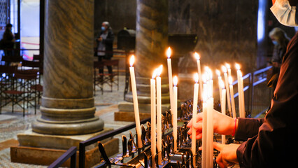 candles in the Orthodox Church