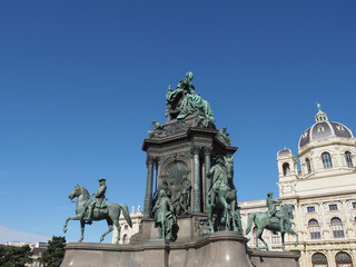 Fototapeta na wymiar Maria Theresa monument in Vienna