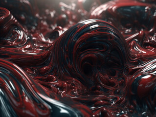 Emerald Chaos: A Surrealistic Horror in Hyper-Realistic Detail