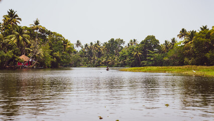Backwater India Kerala state 