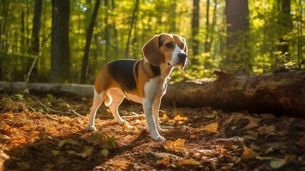 Beagle on the scent