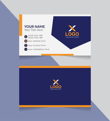 Obraz na płótnie Canvas Modern corporate business card design template