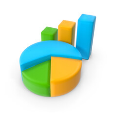 3d pie chart transparent