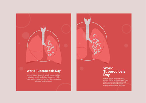World Tuberculosis poster template