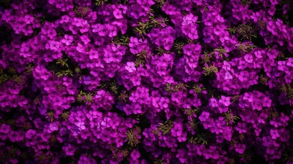  a bunch of purple flowers that are in a field of purple flowers.  generative ai