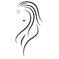hair logo vector illustration