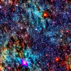 Obraz na płótnie Canvas Space pattern, Nebula Seamless Pattern, Stars Seamless Pattern, Galaxy texture, Universe Pattern, Universe background, Background with stars