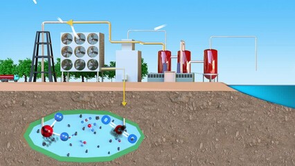 Carbon dioxide capture. Direct air capture for carbon dioxide capture