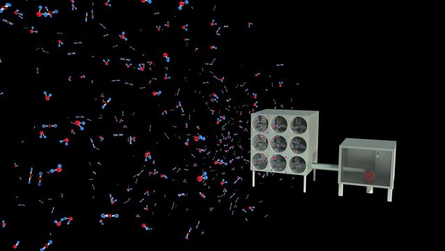 Carbon dioxide capture. Direct air capture for carbon dioxide capture