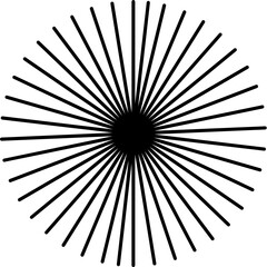 Sun Outline Illustration