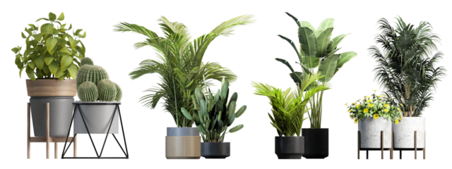Plants in a pot