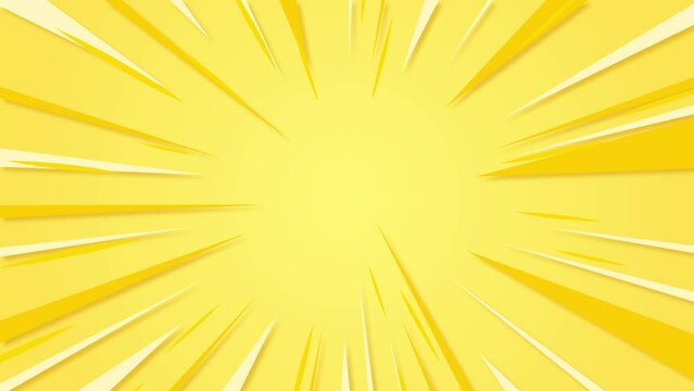 Yellow and Orange Rays Animated Background