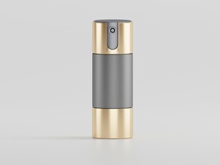 Perfume spray bottle 3d illustration with white background 